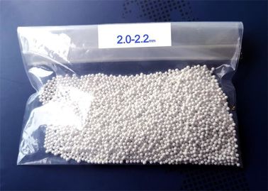 Médias de meulage de silicate de zirconium de la taille 2.0-2.2mm ZrO2 65% pour le meulage de couche de peinture