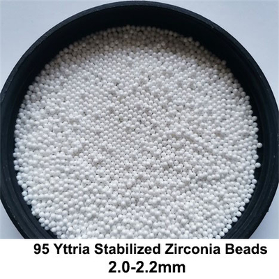 La zircone 95 stabilisée par yttrium perle des médias de meulage pour les matériaux de grande viscosité et élevés de dureté
