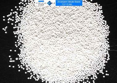 Le silicate de zirconium de meulage en céramique de boules des médias ZrO2 de 65% perle 1,0 - 1,2 millimètres pour le pesticide