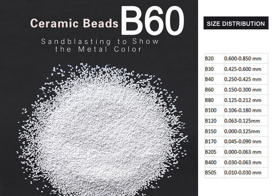 700HV perles de soufflage en céramique de zircone des médias B40 B60 B120 B205 B505
