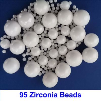 L'oxyde de zirconium stabilisé par yttrium perle 95 perles de zircone de Yttria dans la couche de peinture
